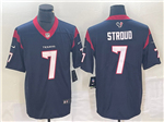 Houston Texans #7 C.J. Stroud Navy Vapor Limited Jersey