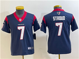 Houston Texans #7 C.J. Stroud Youth Navy Vapor Limited Jersey