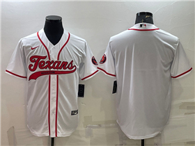 Houston Texans White Baseball Cool Base Team Jersey