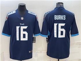 Tennessee Titans #16 Treylon Burks Navy Blue Vapor Limited Jersey