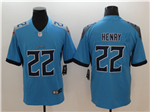 Tennessee Titans #22 Derrick Henry Light Blue Vapor Limited Jersey