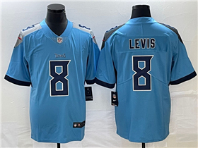 Tennessee Titans #8 Will Levis Light Blue Vapor Limited Jersey