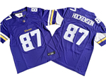 Minnesota Vikings #87 T.J. Hockenson Purple Vapor F.U.S.E. Limited Jersey