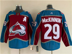 Colorado Avalanche #29 Nathan MacKinnon Home Burgundy Jersey