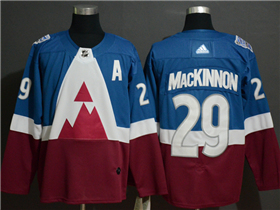 Colorado Avalanche #29 Nathan MacKinnon Blue/Burgundy 2020 NHL Stadium Series Jersey