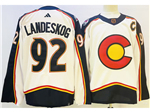 Colorado Avalanche #92 Gabriel Landeskog White Reverse Retro 2.0 Jersey