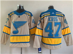 St. Louis Blues #47 Torey Krug Cream 2022 Winter Classic Jersey