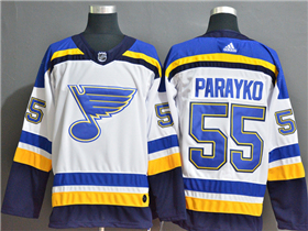 St. Louis Blues #55 Colton Parayko White Jersey