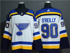 St. Louis Blues #90 Ryan O'Reilly White Jersey