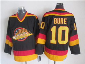 Vancouver Canucks #10 Pavel Bure 1980's CCM Vintage Black Jersey