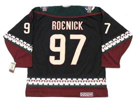 Phoenix Coyotes #97 Jeremy Roenick 1998 CCM Vintage Black Jersey