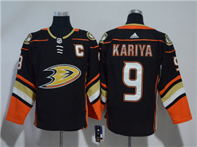 Anaheim Ducks #9 Paul Kariya Black Jersey