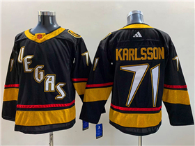 Vegas Golden Knights #71 William Karlsson Black Reverse Retro 2.0 Jersey