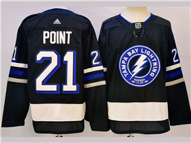 Tampa Bay Lightning #21 Brayden Point 2023-24 Alternate Black Jersey