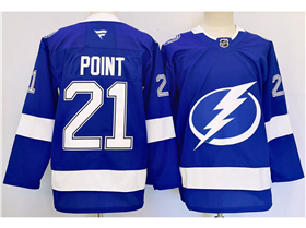 Tampa Bay Lightning #21 Brayden Point 2024 Blue Jersey