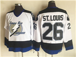 Tampa Bay Lightning #26 Martin St. Louis CCM Vintage White Jersey