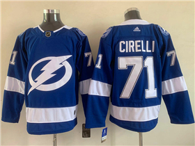 Tampa Bay Lightning #71 Anthony Cirelli Blue Jersey