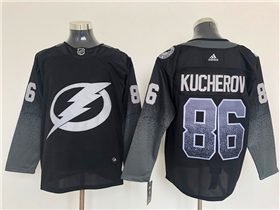 Tampa Bay Lightning #86 Nikita Kucherov Alternate Black Jersey