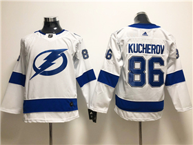 Tampa Bay Lightning #86 Nikita Kucherov Youth White Jersey