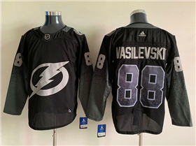 Tampa Bay Lightning #88 Andrei Vasilevskiy Alternate Black Jersey