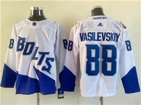 Tampa Bay Lightning #88 Andrei Vasilevskiy White 2022 Stadium Series Jersey