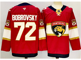 Florida Panthers #72 Sergei Bobrovsky 2024 Red Jersey