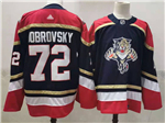 Florida Panthers #72 Sergei Bobrovsky Black 2020/21 Reverse Retro Jersey