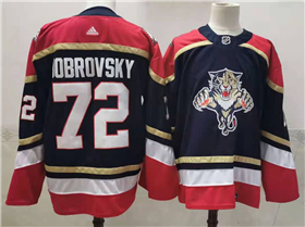 Florida Panthers #72 Sergei Bobrovsky Black 2020/21 Reverse Retro Jersey