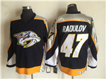 Nashville Predators #47 Alexander Radulov 2006 CCM Vintage Black Jersey