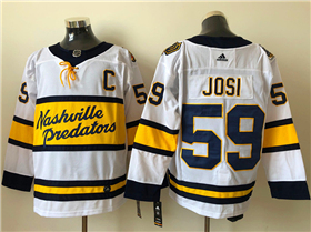 Nashville Predators #59 Roman Josi White 2020 Winter Classic Jersey