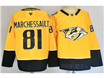 Nashville Predators #81 Jonathan Marchessault 2024 Gold Jersey