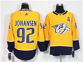 Nashville Predators #92 Ryan Johansen Gold Jersey