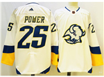 Buffalo Sabres #25 Owen Power White Reverse Retro 2.0 Jersey