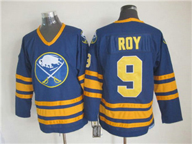 Buffalo Sabres #9 Derek Roy CCM Vintage Navy Blue Jersey