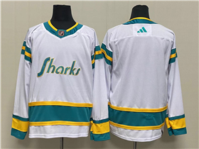 San Jose Sharks White Reverse Retro 2.0 Team Jersey