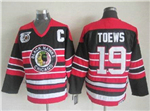 Chicago Blackhawks #19 Jonathan Toews 1940's CCM Vintage Black Jersey