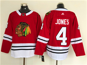 Chicago Blackhawks #4 Seth Jones Red Jersey