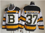 Boston Bruins #37 Patrice Bergeron 1992 Vintage CCM 75th White Jersey