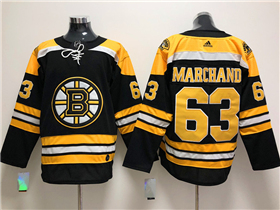 Boston Bruins #63 Brad Marchand Black Jersey