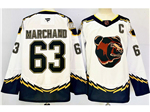 Boston Bruins #63 Brad Marchand White Reverse Retro 2.0 Jersey