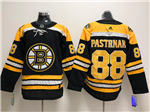 Boston Bruins #88 David Pastrnak Black Jersey