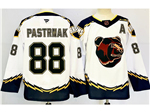 Boston Bruins #88 David Pastrnak White Reverse Retro 2.0 Jersey