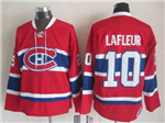 Montreal Canadiens #10 Guy Lafleur CCM Vintage Red Jersey