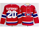 Montreal Canadiens #20 Juraj Slafkovsky 2024 Youth Red Jersey