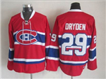 Montreal Canadiens #29 Ken Dryden CCM Vintage Red Jersey