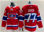 Montreal Canadiens #77 Kirby Dach Red Jersey