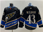 Washington Capitals #43 Tom Wilson Black Reverse Retro 2.0 Jersey