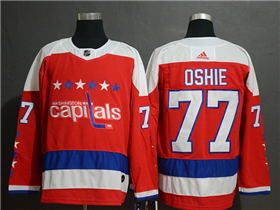 Washington Capitals #77 T.J. Oshie Red Alternate Jersey