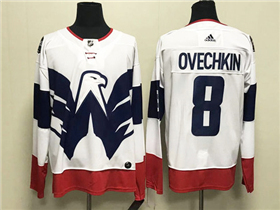 Washington Capitals #8 Alexander Ovechkin White 2023 Stadium Series Jersey