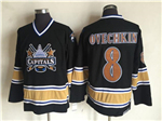 Washington Capitals #8 Alexander Ovechkin Vintage CCM Black Jersey